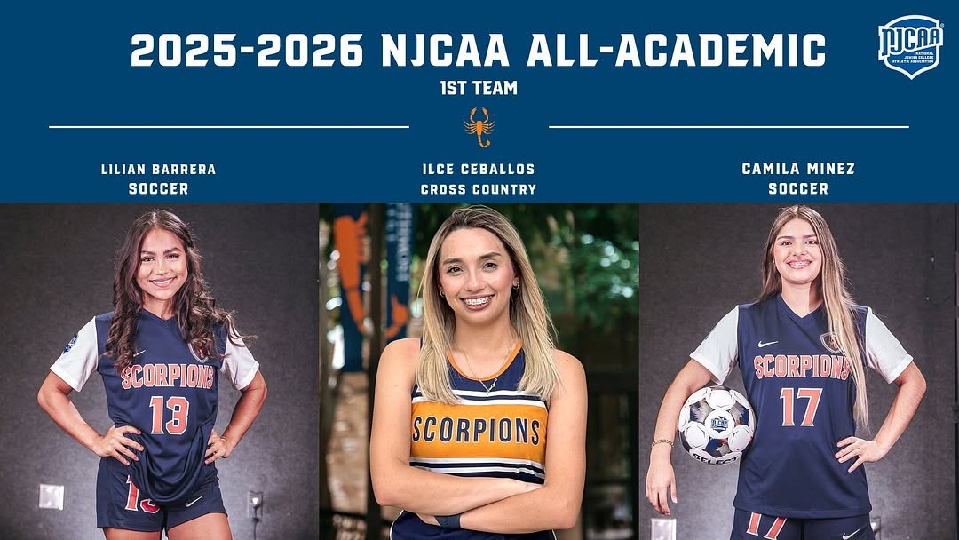 TSC NJCAA All-Academic First Team Honorees